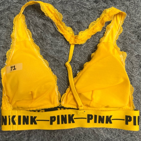Victoria’s Secret PINK Yellow Lace Bralette! - Picture 2 of 12